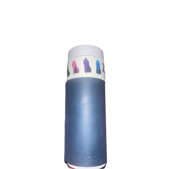 Zappos Shoes Logo Travel Coffee Mug Cup with Leather Embossed Sleeve Zappos.com - Picture 3 of 4